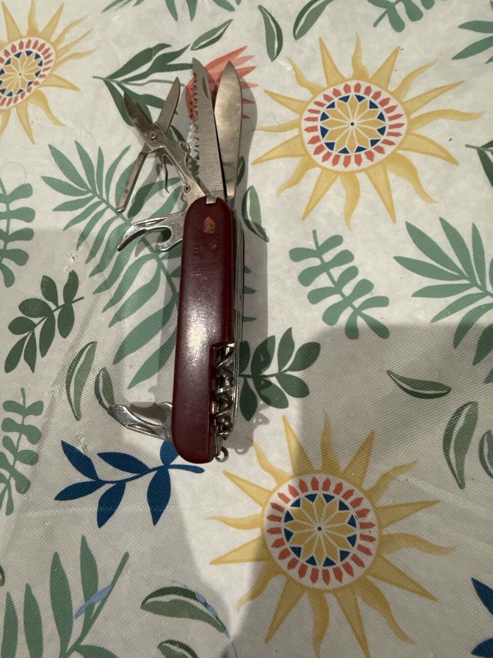Vintage Swiss Army Knife Multi-Tool Red